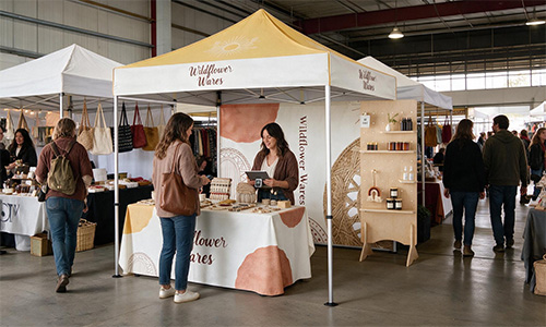 Portable retail event booth